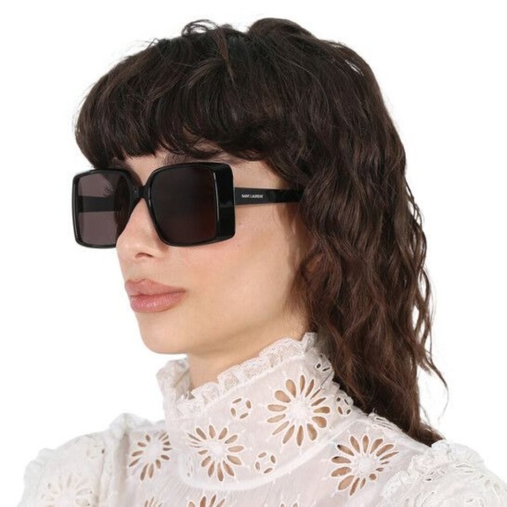 NEW SAINT LAURENT SUNGLASSES WOMEN BLACK EYEWEAR SAINT LAURENT SL451 001